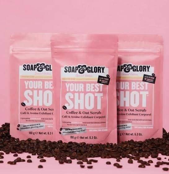 Soap and Glory Your Best Shot Coffee & Oat Scrub"سكرب القهوة من سوب اند جلوري" image 3