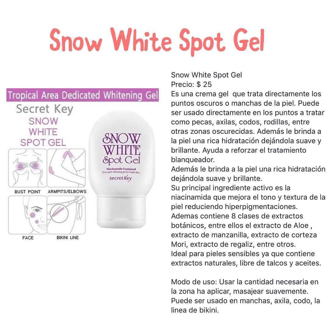 Secret Key, Snow White Spot Gel "جل تفتيح سنو وايت الكوري" image 3