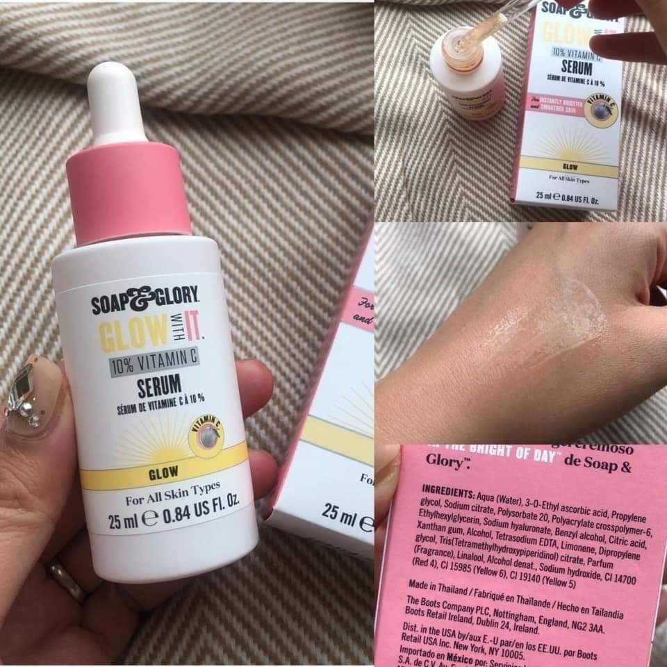 Soap & Glory Serum Glow With 10% Vitamin C 25 Ml "سوب اند جلوري سيروم بفيتامين سي 10 % 25 مل" image 0