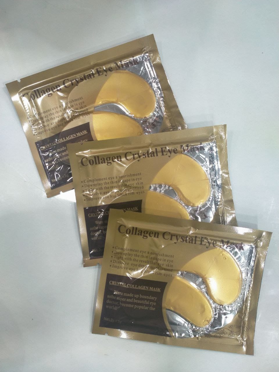 ZOZU 24K Gold Eye Mask Anti Agine Eye Dark Circle "قناع العين الذهبي بالكولاجين" image 0