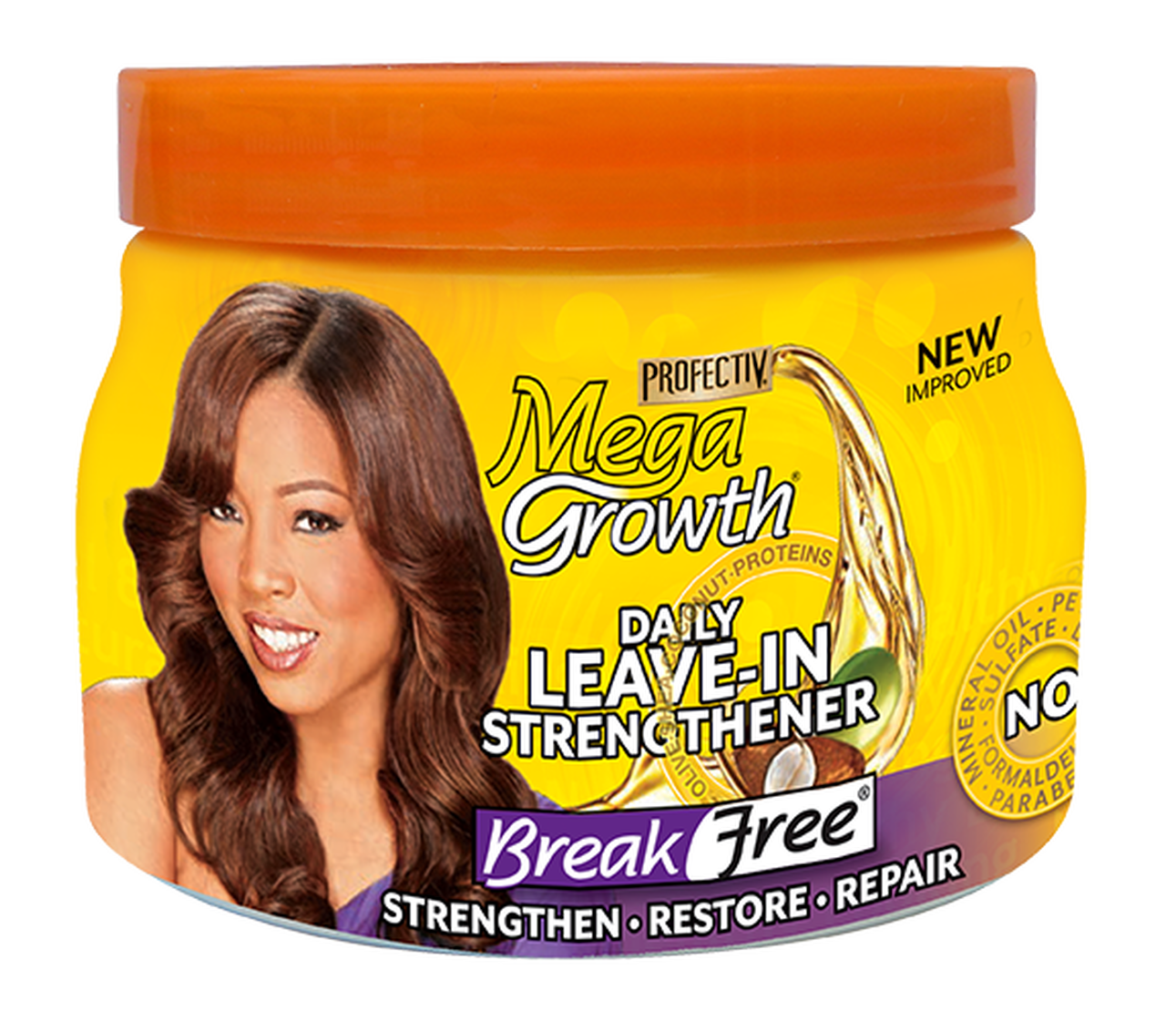 Profectiv Mega Growth Break Free Daily Leave-In Strengthener Cream - 425 gm "كريم ليف ان يومي لتقوية الشعر ومنع تكسره ميجا جروث من بروفيكتيف - 425 جرام" image 0