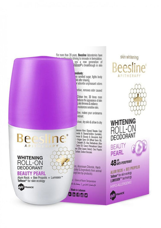 BEESLINE WHITENING ROLL-ON DEODORANT BEAUTY PEARL"مزيل بيزلين باللؤلؤ للتفتيح 50 ملي " image 0