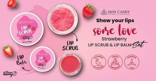 Skin candy lip scrub & lip balm set"مقشر شفايف" image 0
