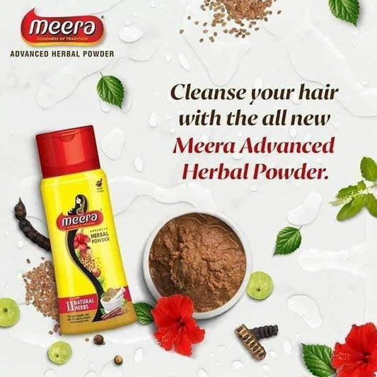 Meera Herbal Advanced powder shampoo"شامبو ميرا البودر120 جرام " image 0