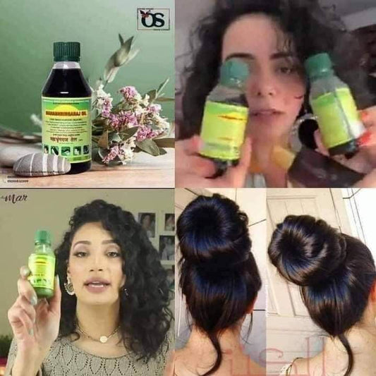 MAHABHRINGARAJ oil pure maka ayurvedic Medicine 100 ml "زيت مهابهارينج 100 ملي" image 0