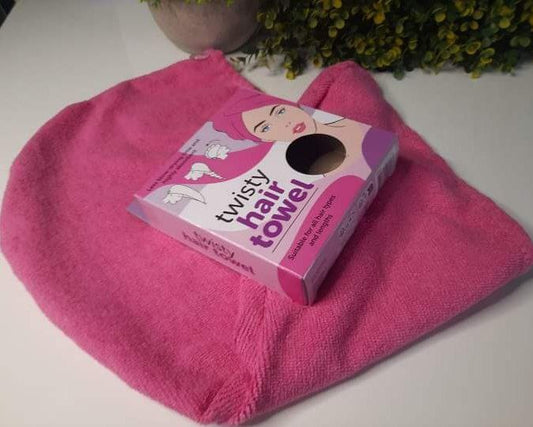 Twisty hair towel"منشفة الشعر" image 1