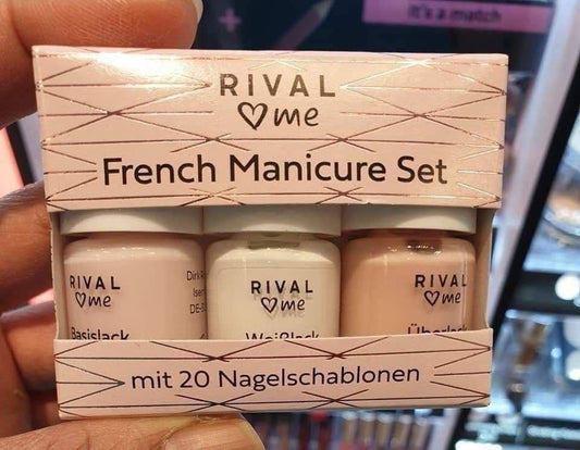 rival me french manicure set  3 p"ست مونيكررررر بديل الاكريلك ❤️❤️❤️ " image 0