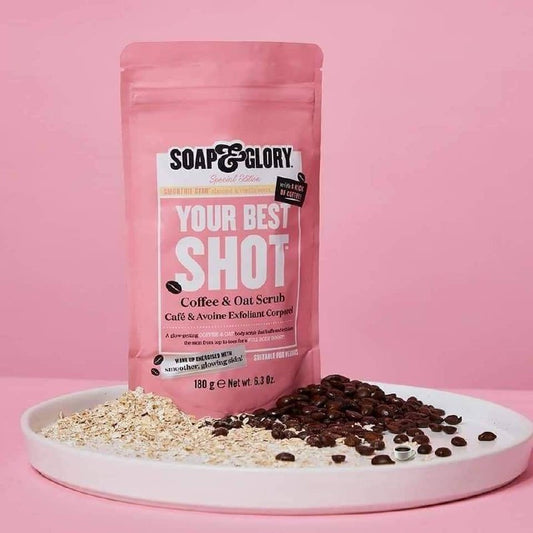 Soap and Glory Your Best Shot Coffee & Oat Scrub"سكرب القهوة من سوب اند جلوري" image 0