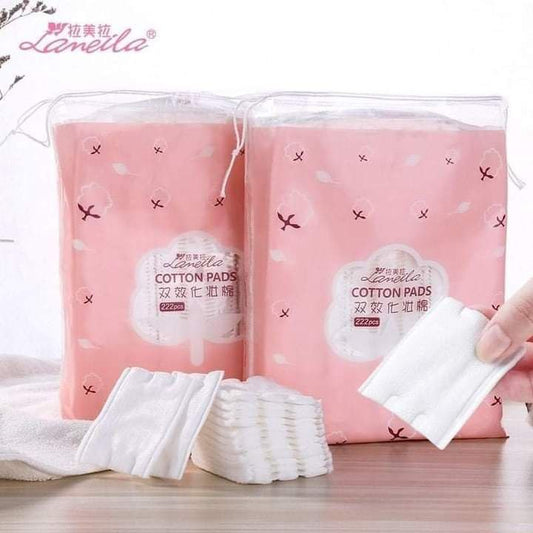 Lamelia cotton pad"مناديل لإزالة الميكب 222 قطعة" image 0